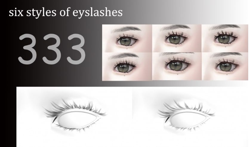 【333】 Six styles of Eyelashes 1 75f1c68ee0b7e585b9d4ad3333cc1a34
